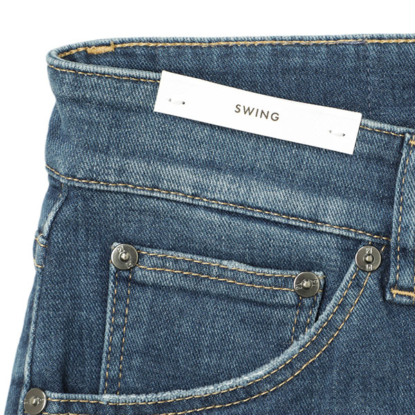 PT TORINO DENIM ピーティートリノデニム メンズ デニム ウォッシュ スーパースリム コットン ポリエステル ストレッチ SWING  SUPER SLIM FIT CA43 MB98/ブルー｜PT TORINO｜菅原靴店